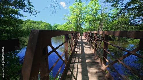 The park is famous for its picturesque pond.