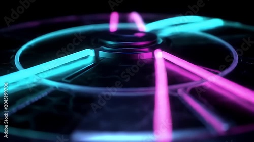 Neon Light Abstraction.