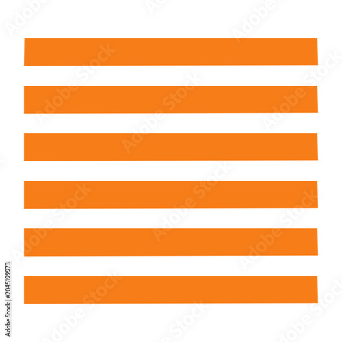 Orange and white horizontal stripes pattern