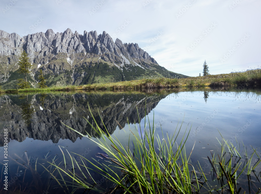 Fototapeta premium Alpine Lake Reflection