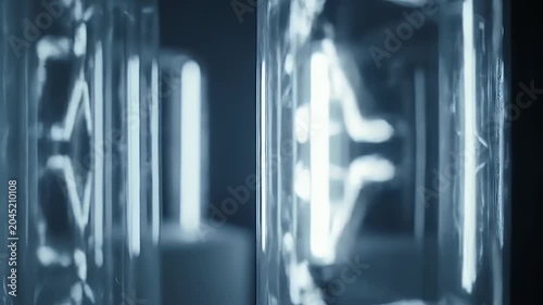 Glass Tubes Abstract.
