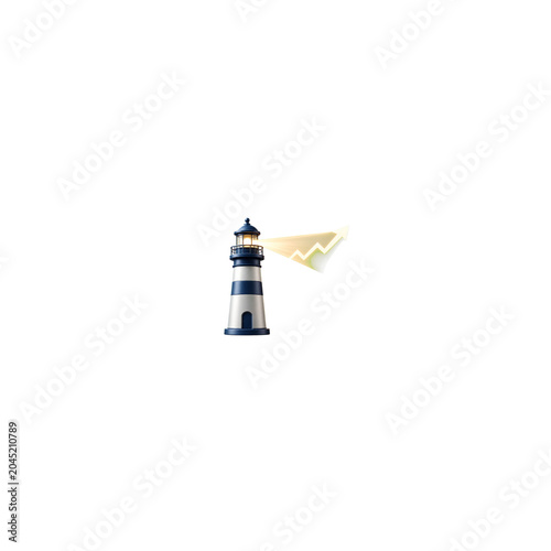 Lighthouse Signal Direction Icon