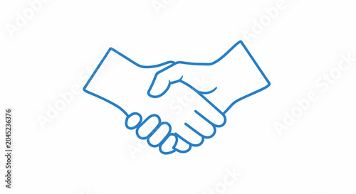 Handshake Between Two People Business.