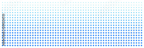 Canvas Print Blue Star Gradient Pattern Background with Fading Geometric Shapes for Modern Di