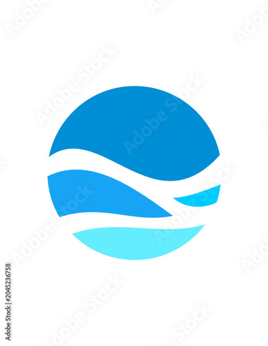 beach wave logo