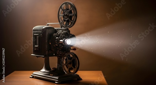 Celebrating world photography day with a vintage movie projector