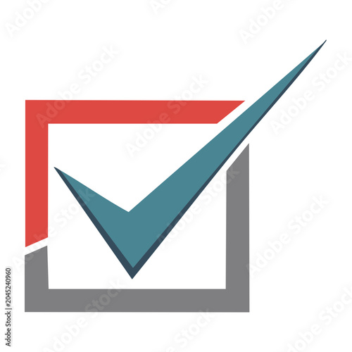 Checkmark inside a square icon