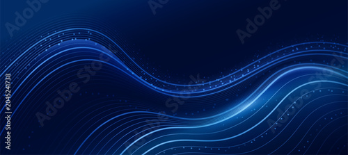 Technology digital data flow background, modern tech banner, corporate business concept, for presentation business or tech event poster EPS 10