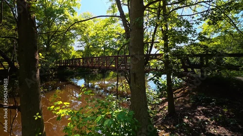 The park is famous for its picturesque pond.