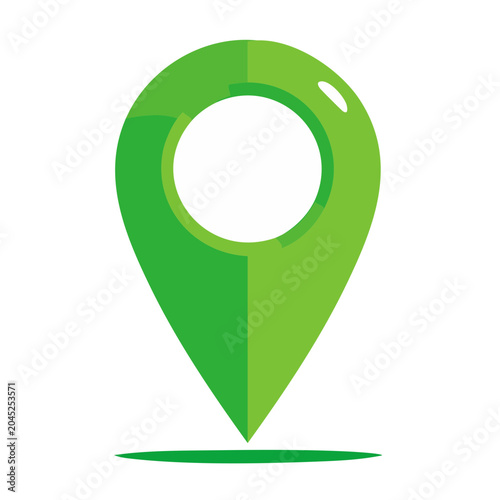 Green location pin icon