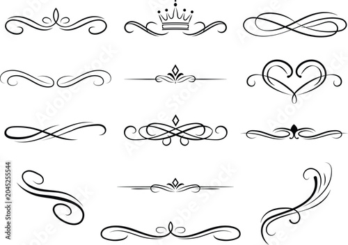 Royal Minimalist Flourish & Divider Collection
