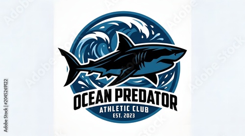 Ocean predator athletic club logo