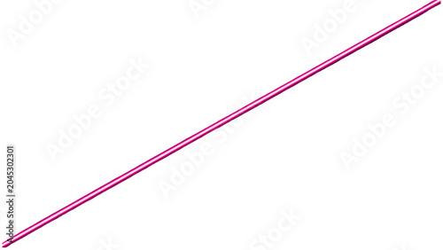 Pink object lying on surface