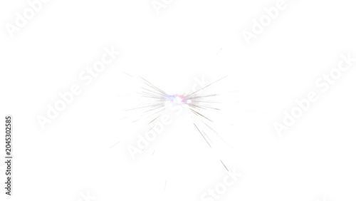 A colorful firework explosion occurs in night sky