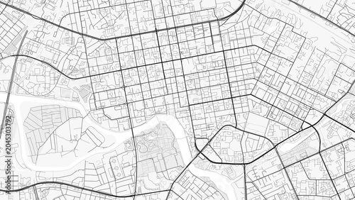 Quadro su tela Astana City Map