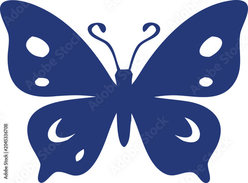 Stylish butterfly vector design for beauty businesses, spa branding, wedding invitations, greeting cards, and social media graphics.
