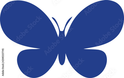 Creative butterfly vector in flat design style, suitable for websites, posters, packaging, scrapbooking, and artistic design applications.