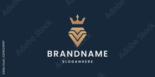 Konstfotografi Ikon logo bisnis abstrak. Templat desain vektor.