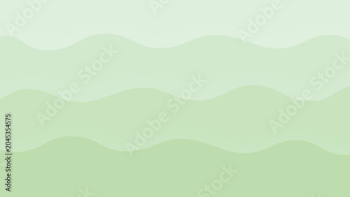 Quadro su tela カーブ　緑　流線　抽象　原っぱ　背景　streamlines　abstractlandscape　minimalistlandscape　grassland　b