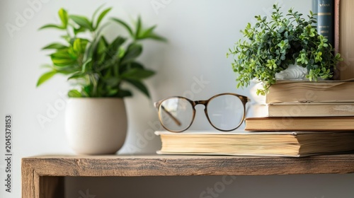 Bookshelf display interior