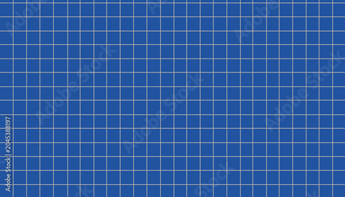 Blue grid pattern, geometric background, squares texture, abstract design