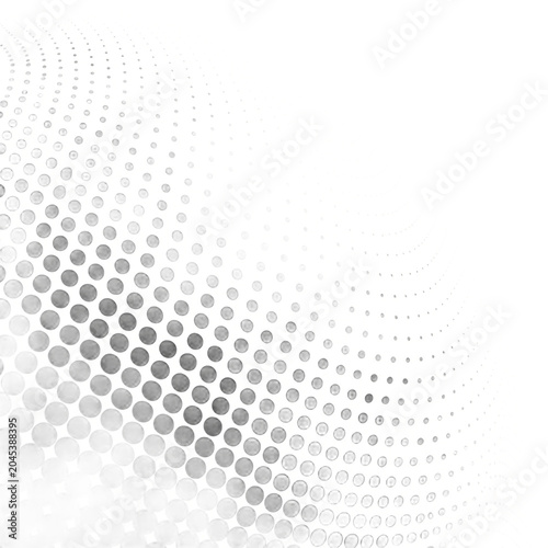 Geometric pattern, halftone dots, gradient background, abstract design