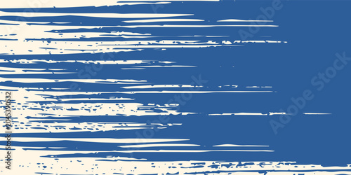 Grainy blue spiral brush stroke with spray texture. Hand drawn distress damaged edge abstract simple