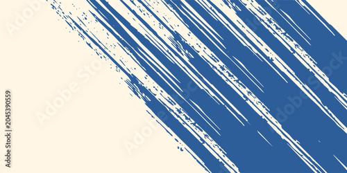 Grainy blue spiral brush stroke with spray texture. Hand drawn distress damaged edge abstract