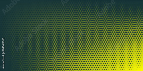 Fotografi Abstract green whit mesh background cyber nano information
