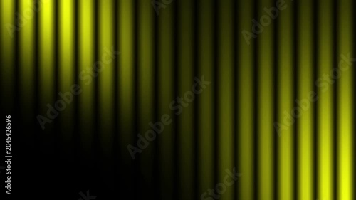 Yellow Neon Vertical Lines Motion Background Loop – Abstract Light Beam Animation