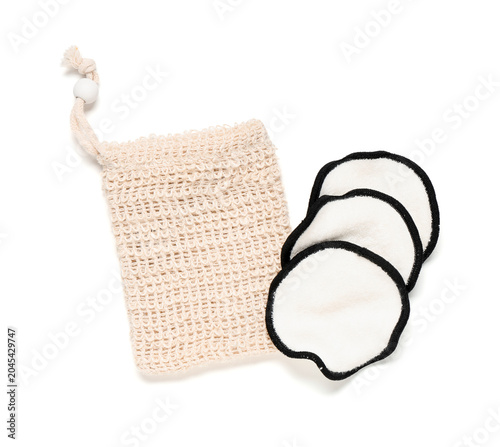 Bag and reusable cotton pad...