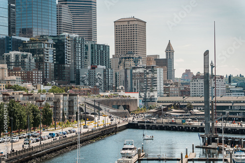 Fotografía Seattle New and Updated waterfront from Pike Place to Pier 59 and Seattle Aquarium