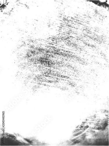 Dense Halftone Dot Abstract Texture with High Contrast Monochrome Pattern