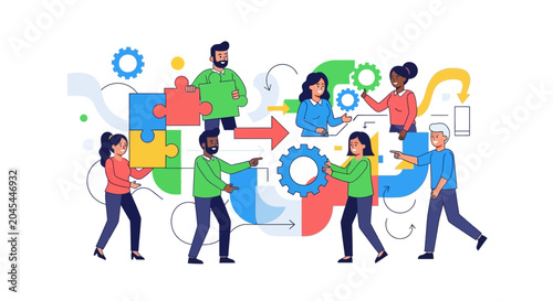 Teamwork and Collaboration: People Building Synergy