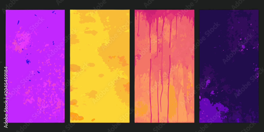 Valokuva Grunge texture patterns vibrant vector illustrations with distressed surfaces