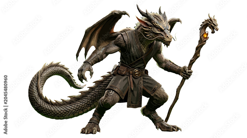 Fototapeta premium Dragon Zodiac Guardian Figure Model