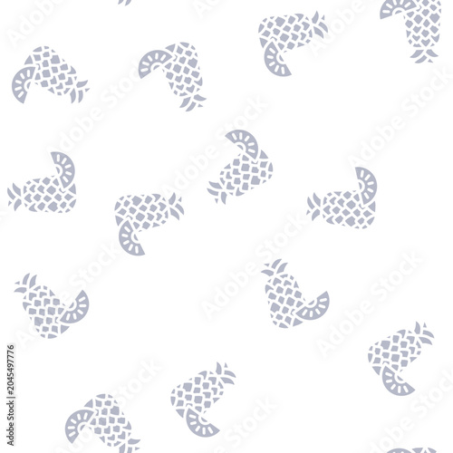 Foto pineapple fruit glyph vector seamless pattern