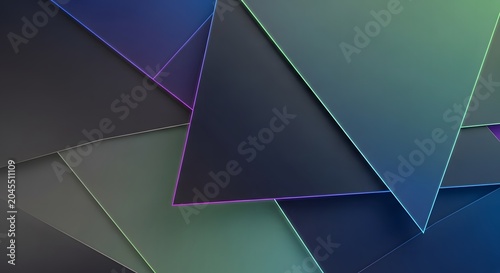 Abstract 3D geometric square background design template