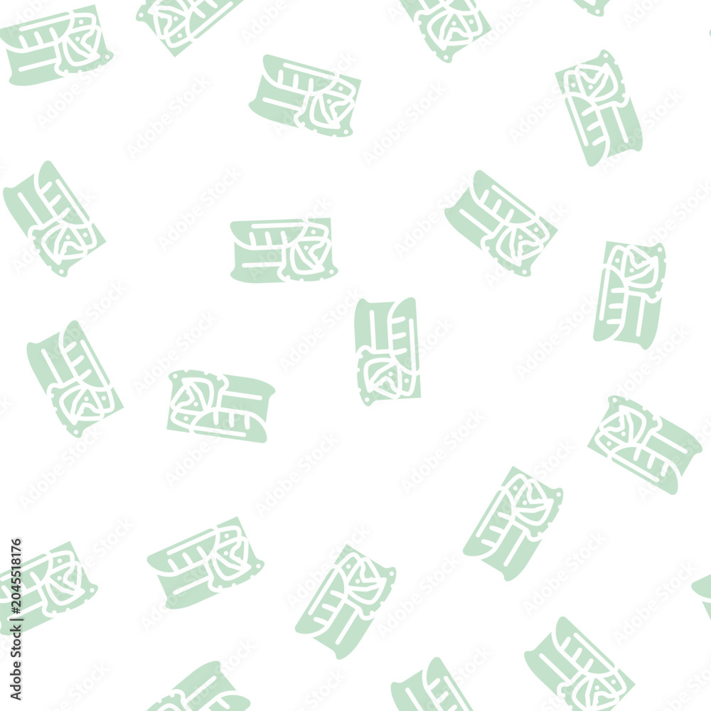 Fototapeta premium bakery department glyph vector seamless pattern. bakery department signthin illustration
