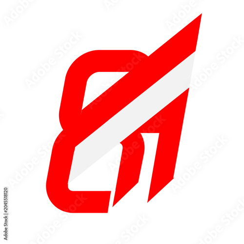 An elegant and modern abstract vector design featuring the number 81 creatively modified into a unique visual symbol representing the 81st Anniversary Celebration.