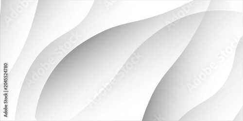 Foto Abstract geometric white background overlapping layers on a bright space with line effect decoration