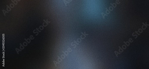 Cuadro en lienzo Dark gray blue noise gradient background with subtle light streaks, abstract tex