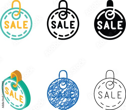 Фотография trinket sale color icon vector