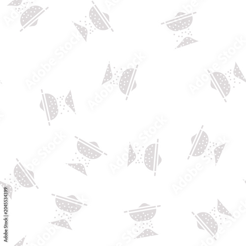 Εκτύπωση καμβά flour sift glyph vector seamless pattern