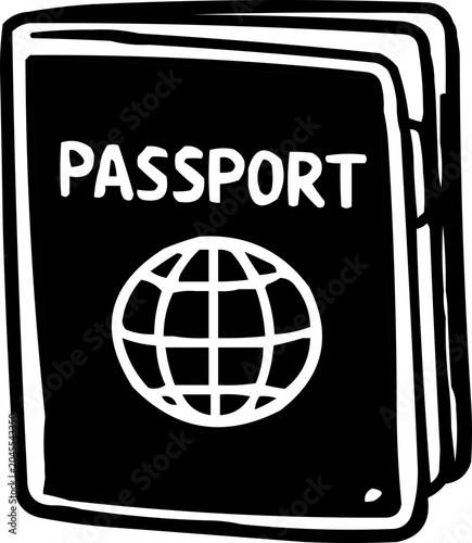 passport illustration icon pictogram