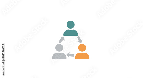 Quadro em tela People Teamwork Collaboration Concept.