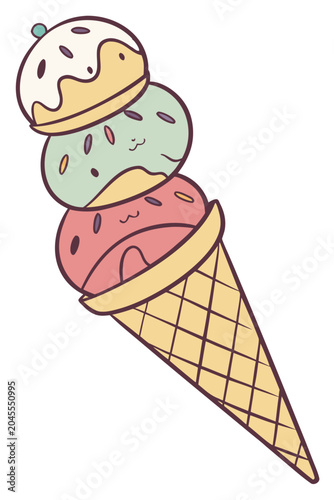 illustration of a sandwich