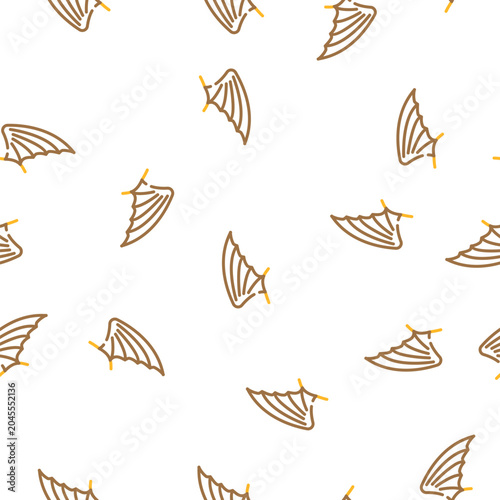 Canvas Print vampire wing vector seamless pattern vampire wing sign illustration