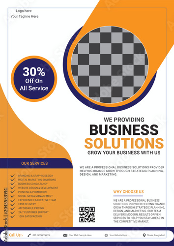 new business flyer design