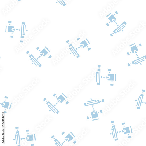 tripod head glyph vector seamless pattern. tripod head signthin illustration